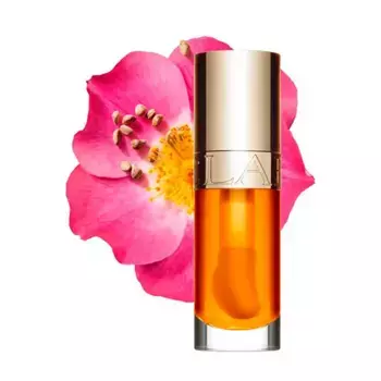 Питательное тонированное масло для губ Lip Comfort Oil Clarins, цвет honey