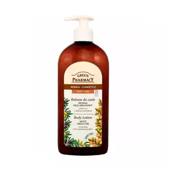 Питательный бальзам для тела Body Lotion Olive Argan Oil Green Pharmacy, 500 ml