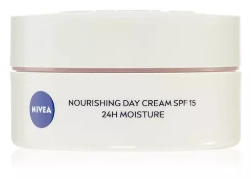 Питательный дневной крем SPF 15 Nivea 24 h Moisture