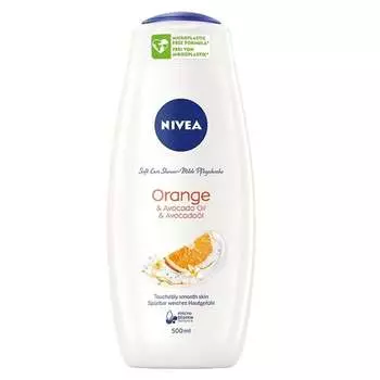 Питательный гель для душа 500мл Nivea, Orange & Avocado Oil Care Shower