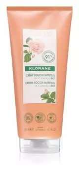 Питательный гель для душа Klorane Cupuau Bio Lait de Rose