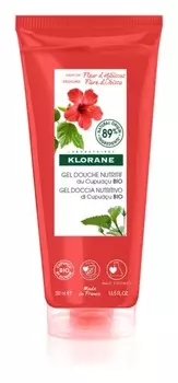 Питательный гель для душа Klorane Cupuau Bio Fleur d'Hibiscus
