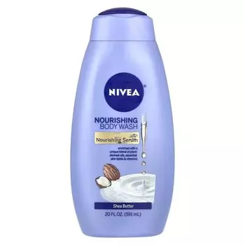 Питательный гель для душа, масло ши, 20 жидких унций (591 мл) Nivea