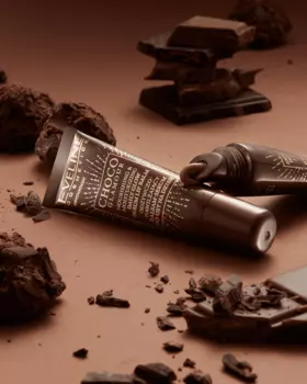 Питательный и увлажняющий бальзам-сыворотка для губ Eveline Cosmetics Choco Glamour, 12 мл
