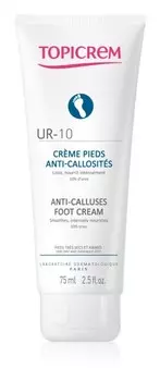 Питательный и увлажняющий крем для ног Topicrem UR-10 Anti-Calluses Foot Cream