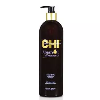 Питательный и увлажняющий шампунь, 739 мл CHI, Argan Oil & Moringa