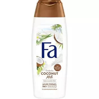 Питательный крем для душа Discover Coconut Milk Fa, 250 ml