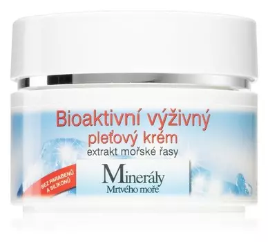 Питательный крем для лица с минералами Мертвого моря Bione Cosmetics Bio