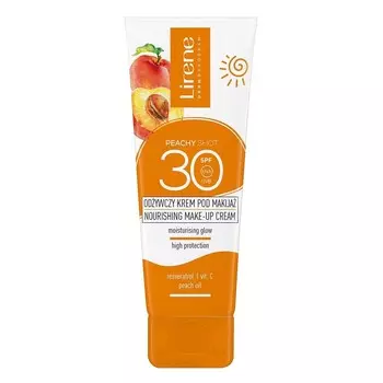 Питательный крем для макияжа Peachy Shot SPF30 50мл Lirene