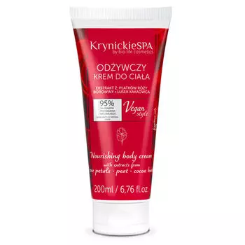 Питательный крем для тела - аромат розы, 200 мл Krynickie Spa