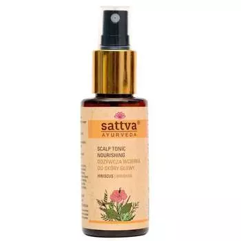 Питательный лосьон для кожи головы, гибискус, 100 мл Sattva, Scalp Tonic Nourishing