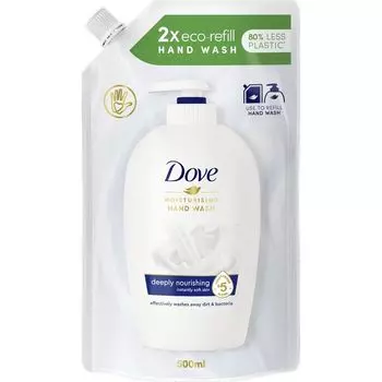 Питательный лосьон для мытья рук в сменной упаковке Dove, 500 ml