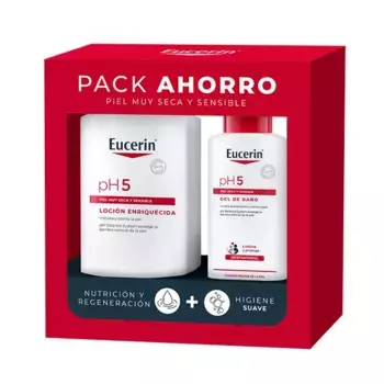 Питательный лосьон и гель для ванны Pack Ph5 Rutina Locion Eucerin, 1 UD