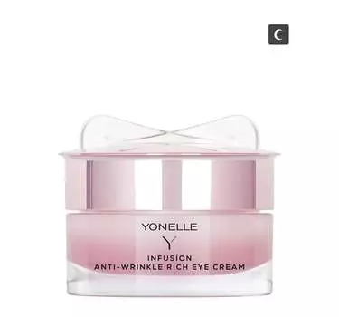 Питательный ночной крем для глаз против морщин, 15 мл Yonelle, Infusion