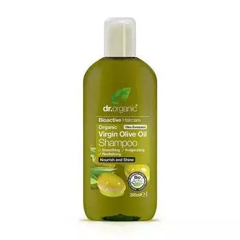 Питательный шампунь для блеска и органического оливкового масла, 265 мл Dr.Organic, Dr Organic