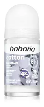 Питательный шариковый антиперспирант Babaria Deodorant Cotton