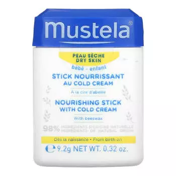 Питательный Стик Mustela с холодным кремом, 9,2 г