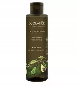 Питательный укрепляющий бальзам для волос ECOLATIER 250 мл