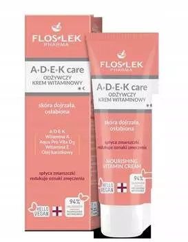Питательный витаминный крем Flos-Lek, A+D+E+K Care, Floslek