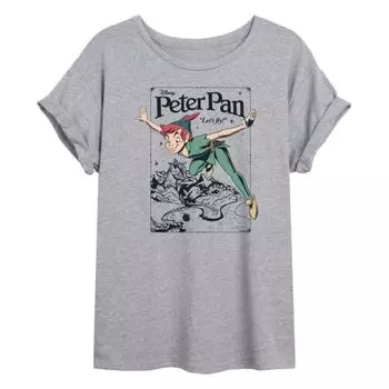 Питер Пэн джунiорс постер оверсайз футболка Disney, серый