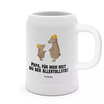 Пивная кружка «Мистер и миссис Панда» с мишками в шляпе — белая — подарок, отец, керамическая посуда, семья, пивная кружка керамическая, подарок папе, брату, пивные кружки, 0, День матери, мама, сыновья Mr. & Mrs. Panda, белый