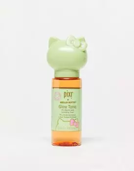 Pixi x Hello Kitty Glow Tonic 5% осветляющий тоник с гликолевой кислотой 100 мл, Sin color