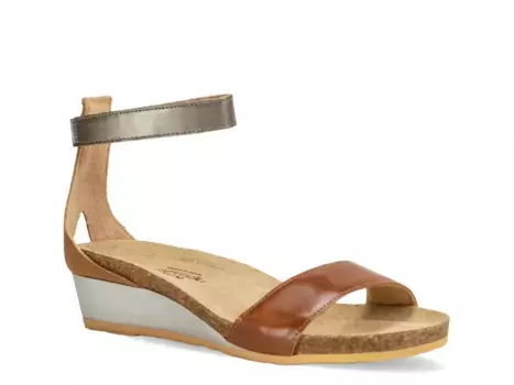 Pixie Wedge Сандалии Naot, Multicolor Leather