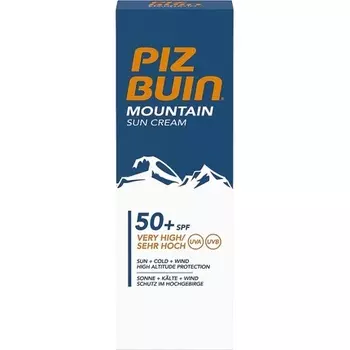 Piz Buin Mountain Sunscreen Spf 50+ 50 мл - Защита от солнца для катания на лыжах и походов от ветра и холода