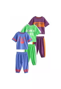 Пижама 3 PACK SET Next, синий