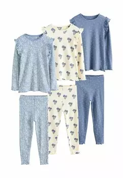 Пижама 3 PACK SET Next, синий