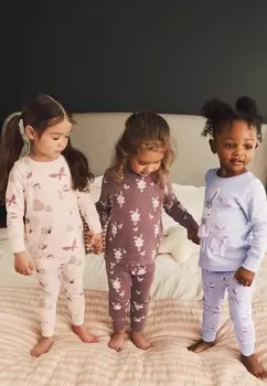 Пижама 3 Pack Set Standard Next, цвет purple white bunny