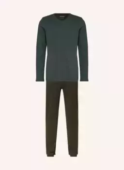 Пижама 95/5 Schiesser, зеленый