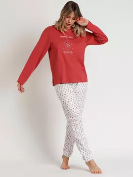Пижама admas, цвет rot/wei