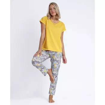 Пижама Admas Ethnic Jungle, желтый