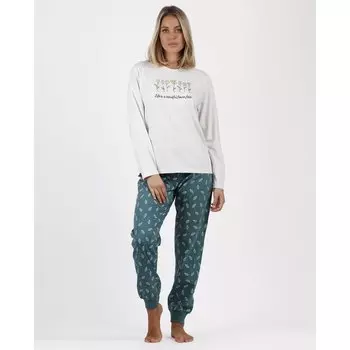 Пижама Admas Flowers, бежевый