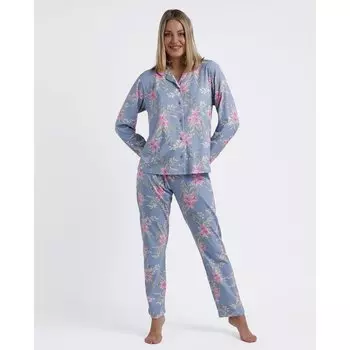 Пижама Admas Flowers, синий