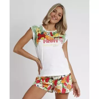 Пижама Admas Fruit Sensations, белый