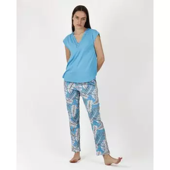 Пижама Admas Leaves, синий