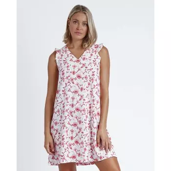 Пижама Admas Make Up Flowers 61156-0 Dress, красный