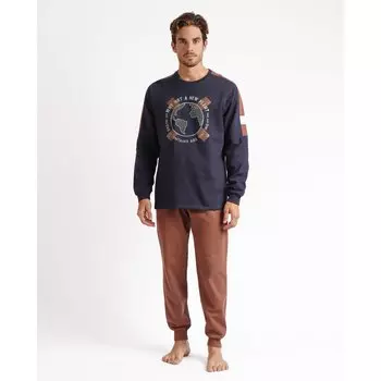 Пижама Admas Mountains, синий