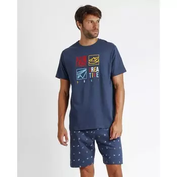 Пижама Admas Origami, синий