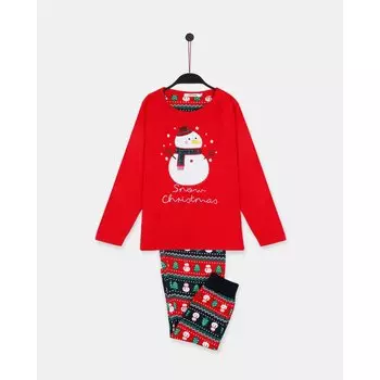 Пижама Admas Snow Christmas, красный