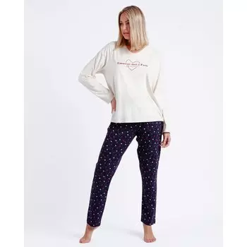 Пижама Admas Take Me To Paris, бежевый