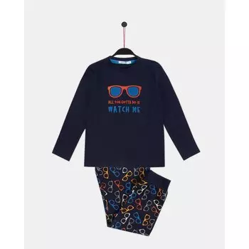 Пижама Admas Watch Me, синий