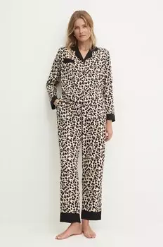 Пижама Answear Lab, коричневый