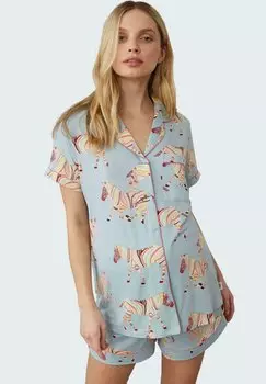 Пижама BOHO ZEBRA PRINT SET - Pyjama set Chelsea Peers, синий
