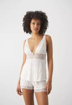 Пижама BRIDE SHORTY LASCANA, слоновая кость