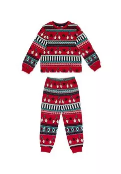 Пижама Carnival Penguin Fair Isle Print Set Chelsea Peers, мультиколор
