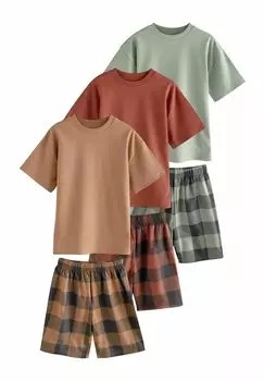 Пижама CHECK 3 PACK STANDARD Next, зеленый