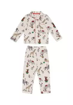 Пижама Circus Animals Print Set Chelsea Peers, мультиколор